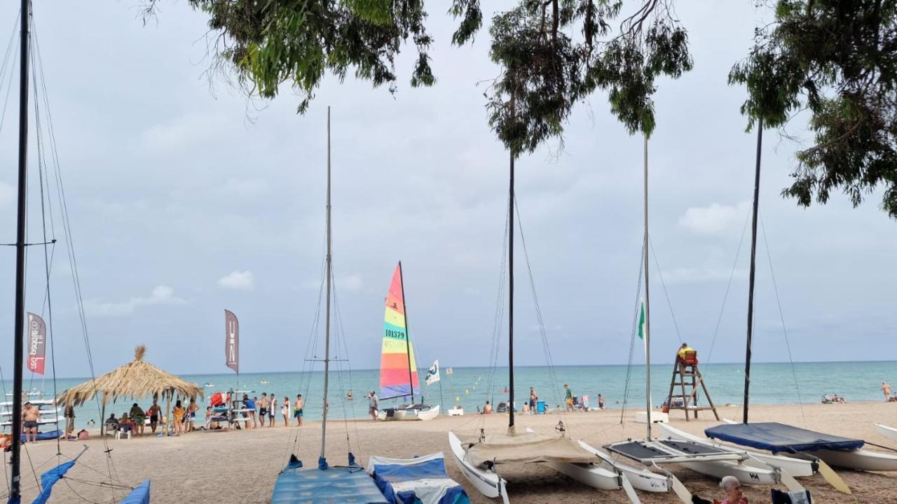 Апартаменты Apartamento De 1 Habitacion Frente Al Mar Y Con Piscina Беникасим Экстерьер фото