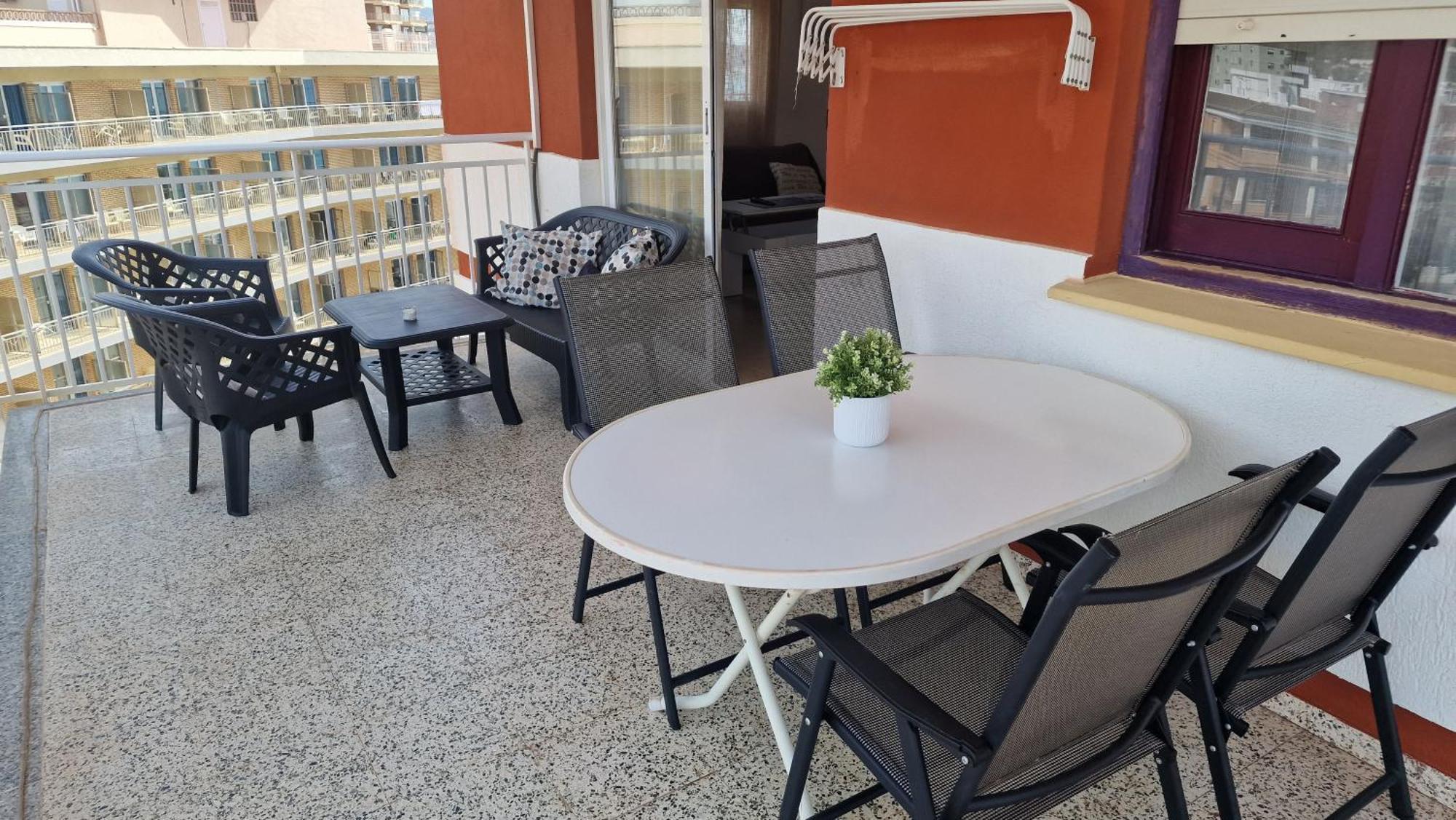 Апартаменты Apartamento De 1 Habitacion Frente Al Mar Y Con Piscina Беникасим Экстерьер фото