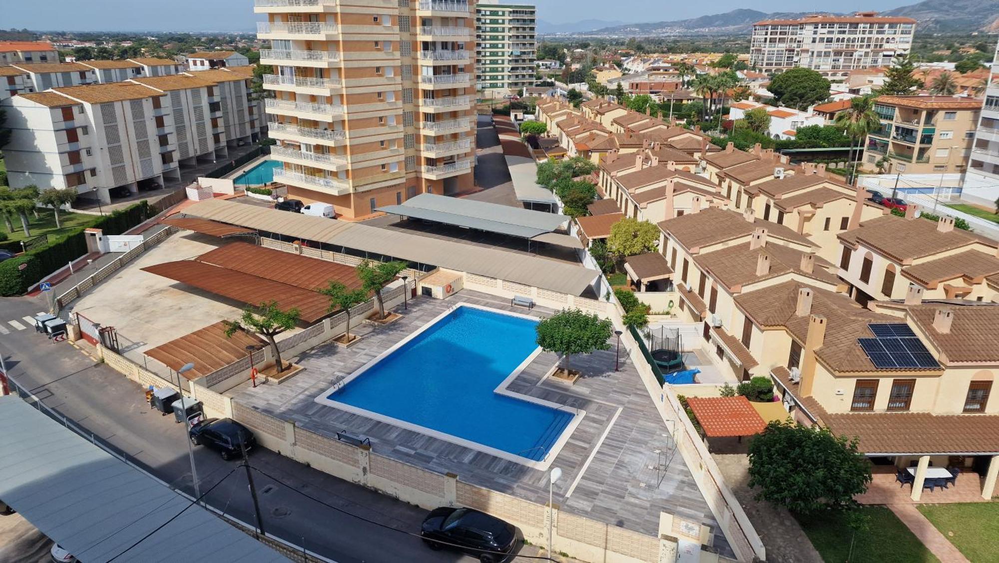 Апартаменты Apartamento De 1 Habitacion Frente Al Mar Y Con Piscina Беникасим Экстерьер фото