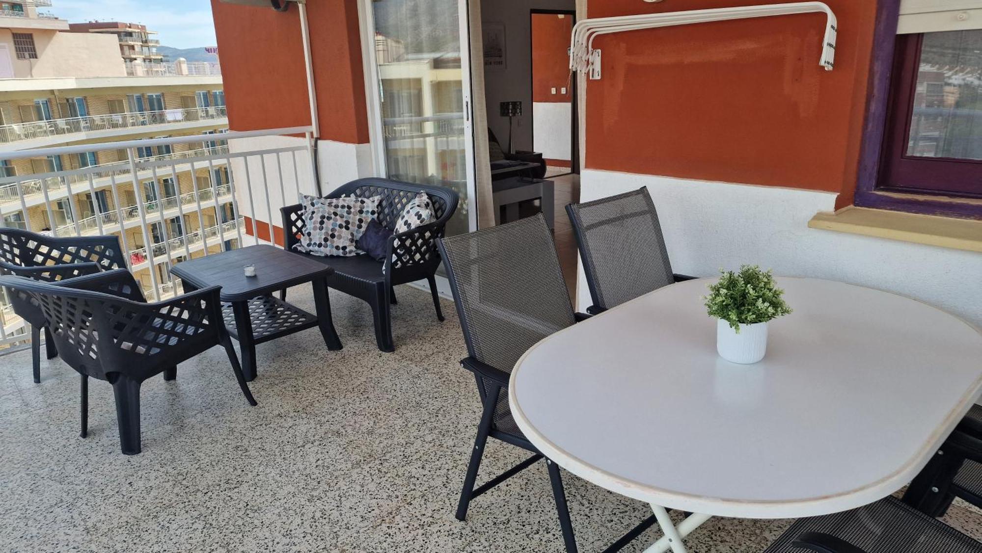 Апартаменты Apartamento De 1 Habitacion Frente Al Mar Y Con Piscina Беникасим Экстерьер фото